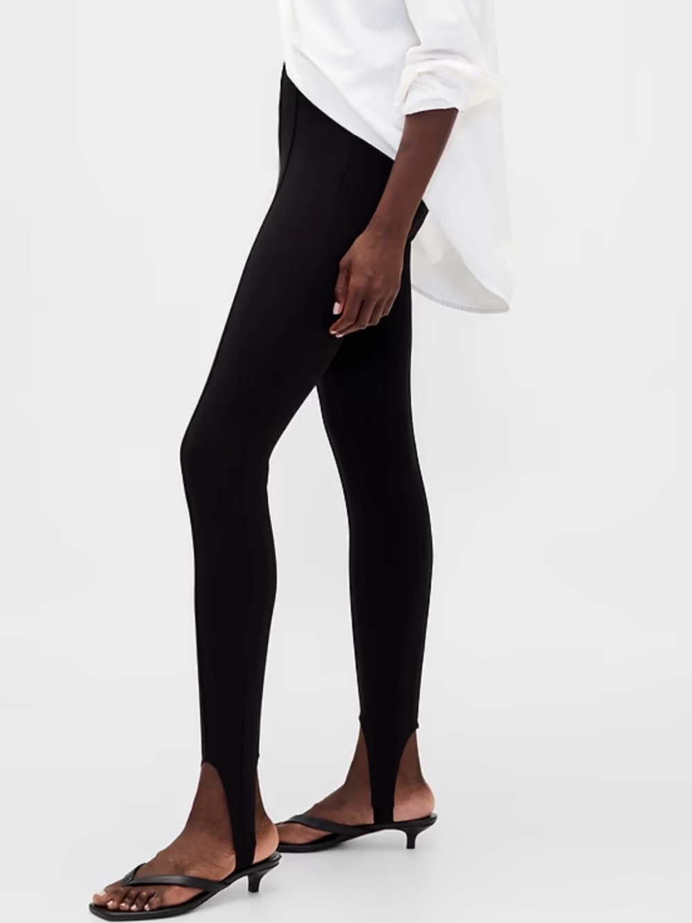 Gap Women’s Black Stirrup Pants XL NWT